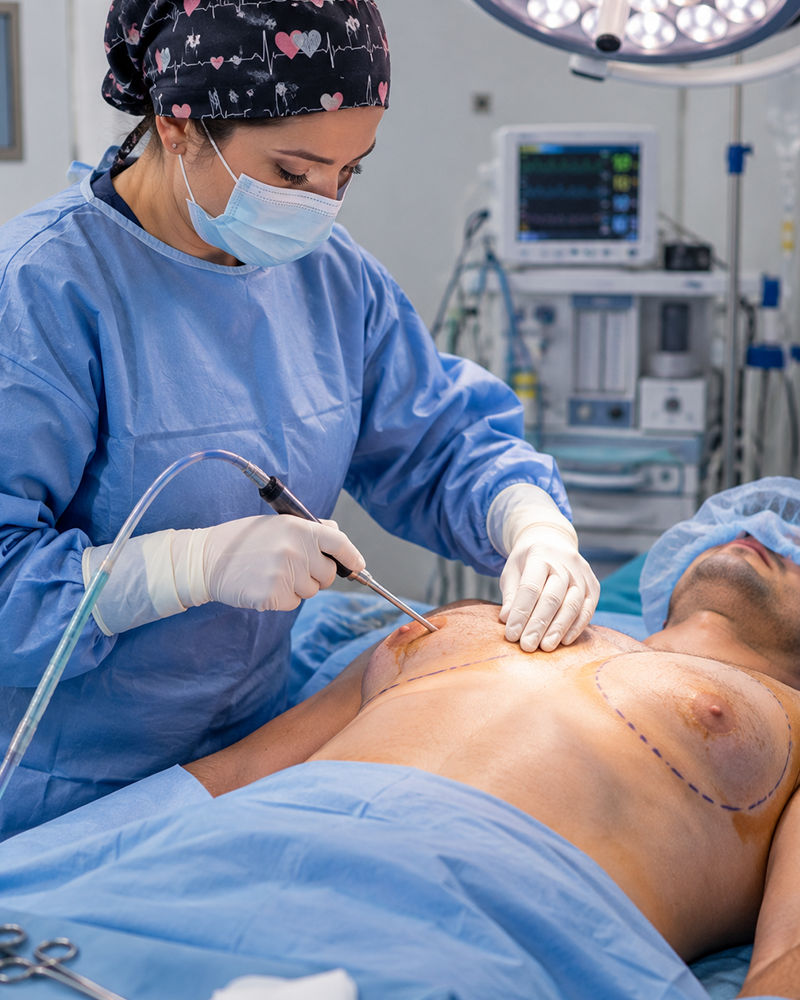 Pseudogynecomastia